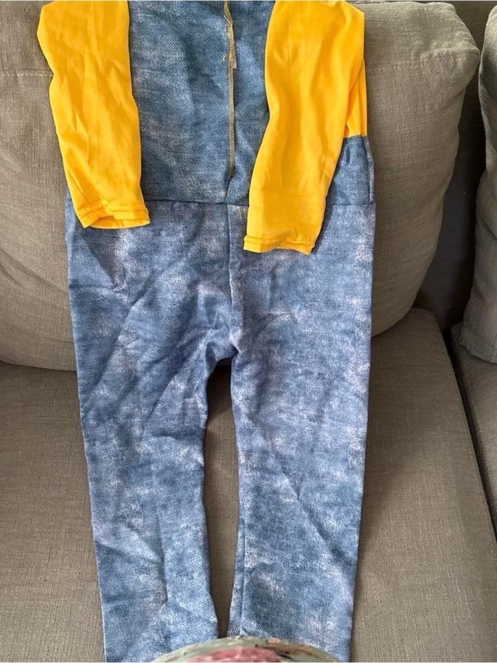 Minion Bob Kids Costume - Yellow & Blue